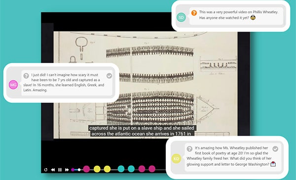 Perusall allows groups to read and annotate text simultaneously