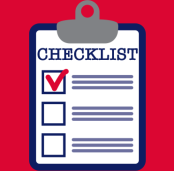 A checklist is a good way to make certain you don't forget anything. 